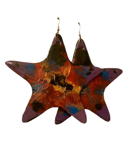 Star inspired earring