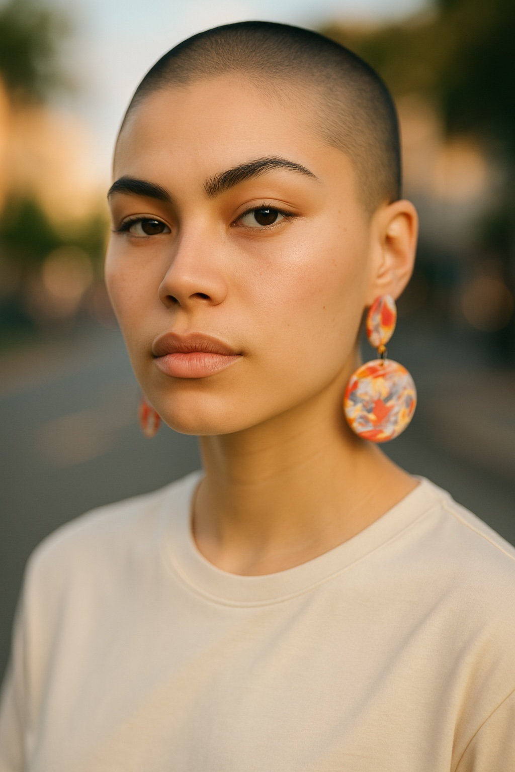 Polymer clay earrings