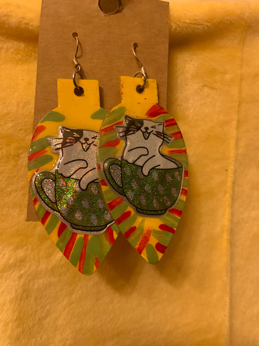 Cats inspired earrings