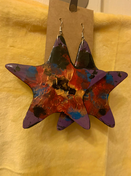 Star inspired earring