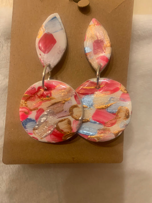 Polymer clay earrings